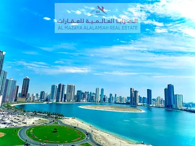 شقة غرفة و صالة مفروشة بالكامل في الخان برج الشاطى 1  للايجار شهري