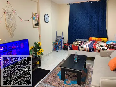 MONTHLY FURNISHED STUDIO FOR RENT IN AL RASHIDIYA 3 , AJMAN AL MUROUR STREET .