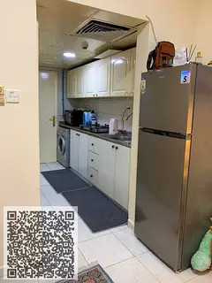 MONTHLY FURNISHED STUDIO FOR RENT IN AL RASHIDIYA 3 , AJMAN AL MUROUR STREET .