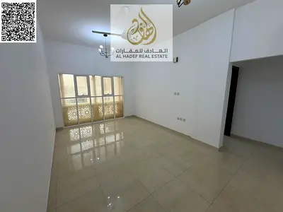 غرفة وصالة للإيجار | المويهات 3 – بجانب شارع الشيخ محمد بن زايد | صالة منفصلة | 2 حمام | تكييف مركزي | 32,000 درهم