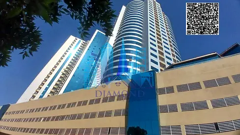 للبيع شقه غرفه وصاله خاليه اطلاله على خور عجمان بأبراج اورينت تملك حر بأمارة عجمان .