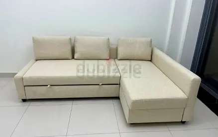 Comfortable L-shaped Sofa with Storage