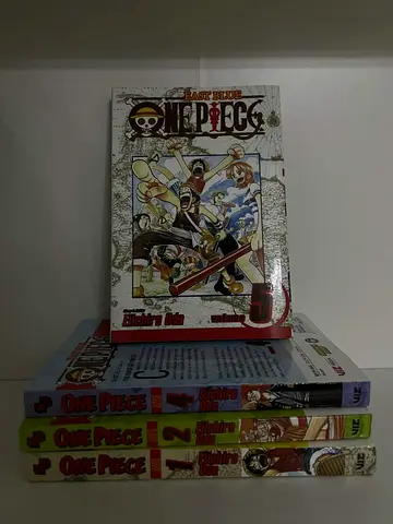 One Piece Manga Vol 1-5 (Missing 3rd Volume)