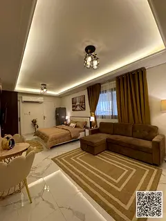 A golden opportunity! Luxurious, fully furnished studio apartment for monthly rent on Al Tallah Stre