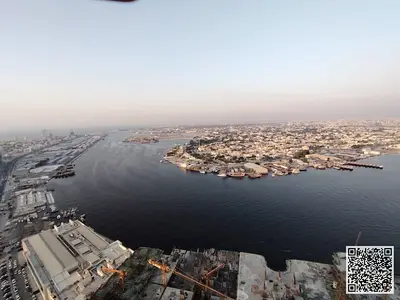 شقة فاخره غرفتين وصالة مع بلكونه باطلاله بحريه للإيجار الشهري. عجمان برج الواحه. مفروش بالكامل، الايجار يشمل الفواتير والإنترنت وموقف