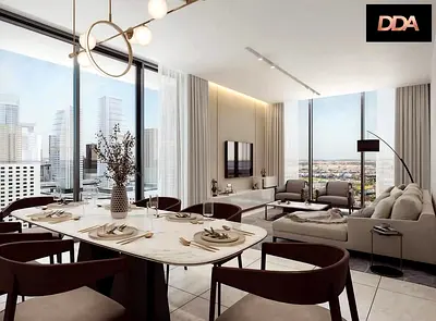 Luxury 1BR with Panoramic Golf & Lake View | Sobha Verde, JLT | High Floor