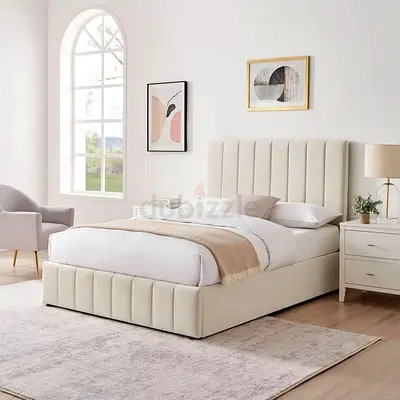 Stylish Cream Bed Frame