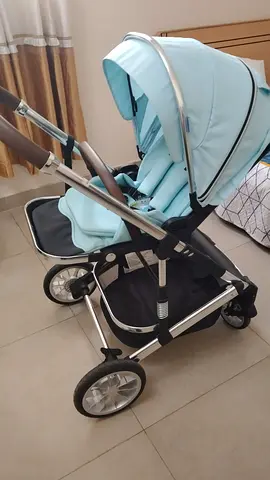 Light Blue Stroller in Excellent Condition
