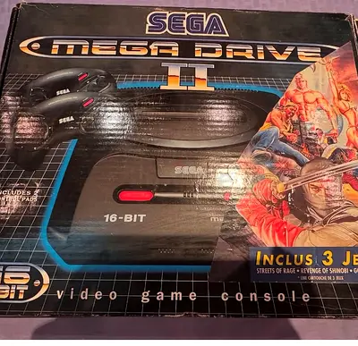 Sega megadrive2 console +mega games+hd  converter