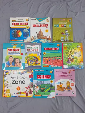 Grade 7 Pace international school books CBSE