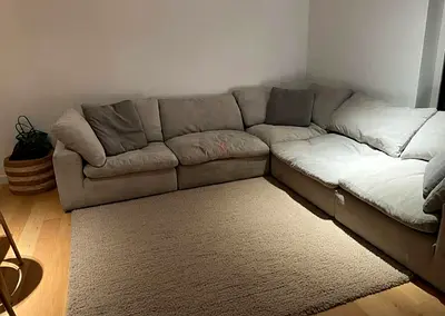 Pan Emirates pianca feather filled sofa