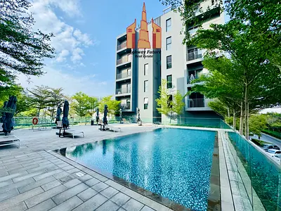 Bigger Layout Studio In Aljada Community |Swimming Pool