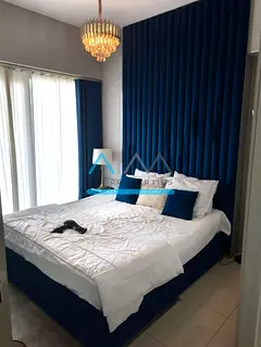 Furnished 1BR | Zada Tower | Balcony | Canal &amp; City Views
