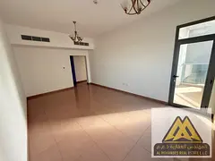 A spacious 2-bedroom apartment with a living room is available for annual rent in Al Rashidiya 1, Aj