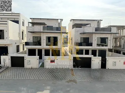 Turnkey villa, all fees included, on the main street, ready to move in, in the most prestigious area of ​​Ajman, freehold ownership for all nationalit