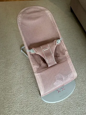 Baby Bjorn Pink Mesh Bouncer