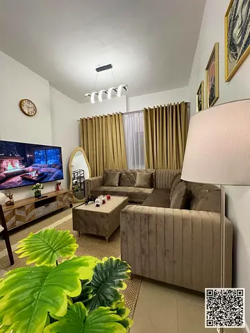 شقه فاخره غرفه وصاله مع بلكونه باطلاله مفتوحه. عجمان الحميديه 1.مفروش بالكامل للإيجار الشهري✨الإيجار يشمل الفواتير والإنترنت وموقف