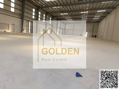 100 kW power capacity, brand-new industrial warehouse in a prime direct main-road location, featuring a large front yard for efficient loading and unl