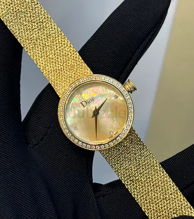 Dior Women’s Watch with Golden Strap