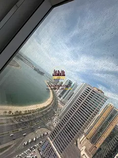 1 Master Bedroom Apartment with Living Room for Annual Rent in Al Khan Sharjah, Free AC &amp; Parkin