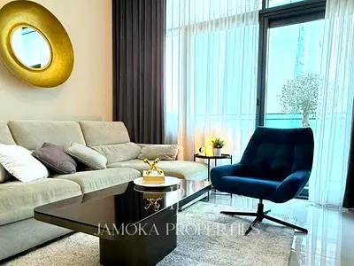 Furnished 1BR | Balcony | Parking | Prime Location