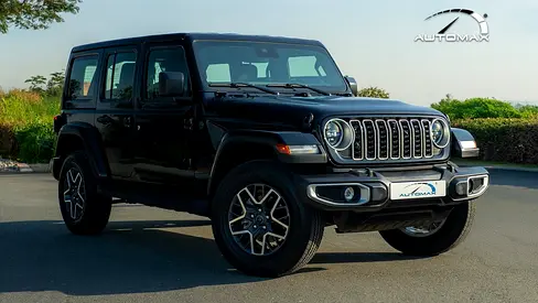 ( 5 Years Warranty + 3 Years Service ) 2025 JEEP WRANGLER UNLIMITED SAHARA I4 2.0T 4X4 GCC 0Km