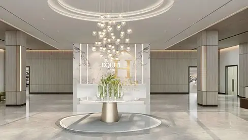 مفروشة بغرفتي نوم | Equiti Home A | الوصول إلى الشرفة والمسبح