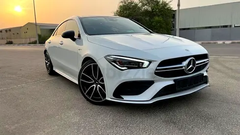 GCC Mercedes CLA35 AMG 2023 Full service history under warranty in EMC