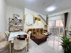 apartment for monthly rent in the most prestigious location on Ajman Corniche, furnished, featuring