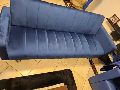 Comfortable Blue Sofa