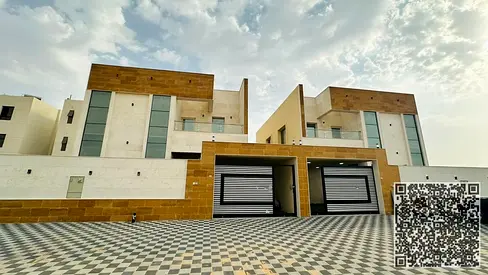 فيلا جديدة واسعة وجميلة بتشطيبات فاخرة، تضم 5 غرف نوم رئيسية، متاحة للإيجار في منطقة الباهيا بعجمان