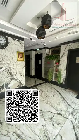 Two rooms and a living room for annual rent, excellent location directly on Al Wahda Street.