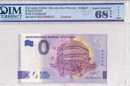 European Union Banknote 0 Euro 2023 DIM 70 AED
