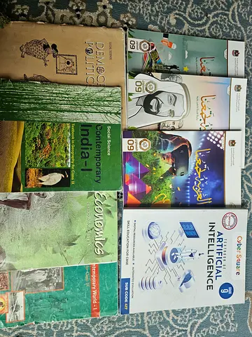 class 9th books (habitat school)