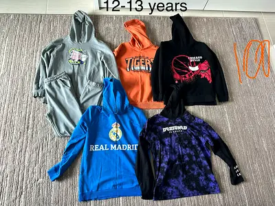 Sweatshirts for a boy 12-13 years old