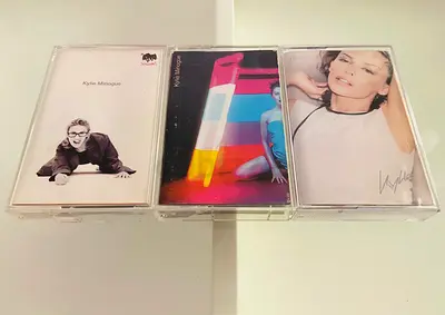 3 Kylie Minogue Music Cassettes