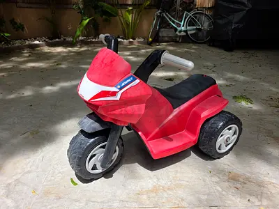 Kids Red Ride-On Toy Bike