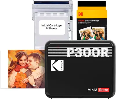Kodak Mini3 Retro Bundle, Black