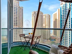 Luxury Waterfront View w/ Ain Dubai &amp; PS5 in JBR
