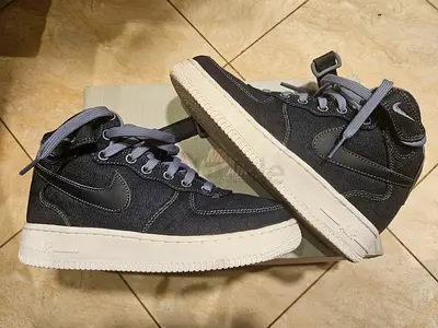My Nike Air Force 1 High-Top Sneakers - Blue Denim 7.5