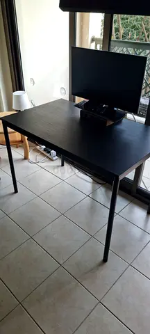 Modern Black Study Table