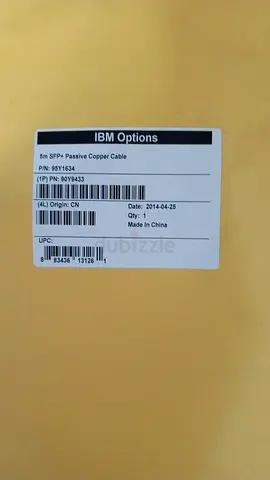 IBM 5m SFP+ Passive Copper Cable