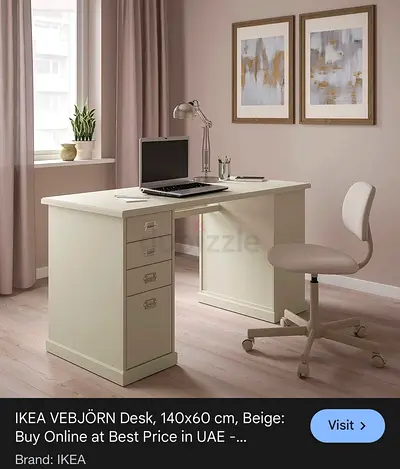 IKEA desk with Drawers for office  Home, can be used as an entrance Table