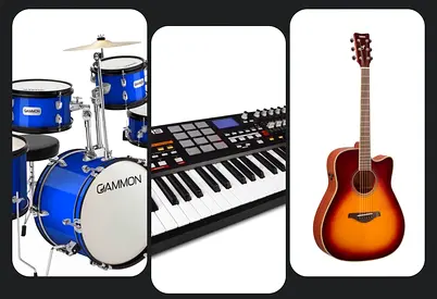 MUSIC LESSONS PIANO GUITAR DRUMS