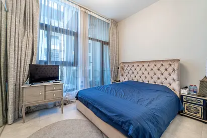 Upholstered Tufted Bed, mattress,  Side Tables