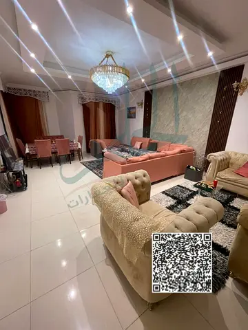 3-bedroom furnished apartment for sale in Ajman, Al Khor Towers, luxury finishing