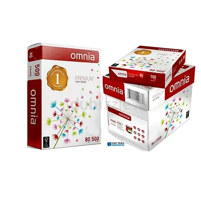 Omnia Premium A4 Copy Paper 80gsm – Sealed 500-sheet Ream