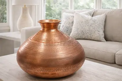 Marina Home. Large Copper Decorative Vase – Marina Home Style. BRAND NEW!!