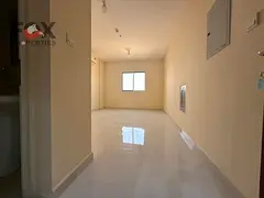 Staff accommodation in Al Jurf 3, 1BR master, 2 baths, balcony. Rent AED 35,000 in 4 payments, depos