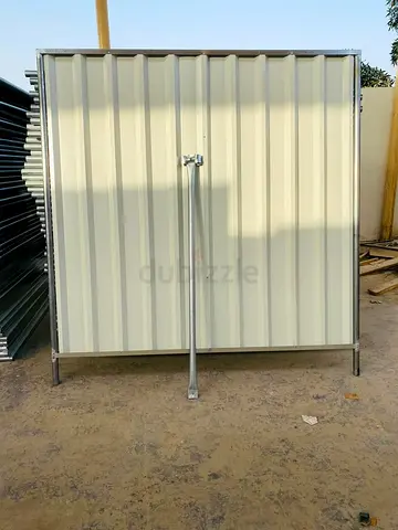 Temporary wall fence